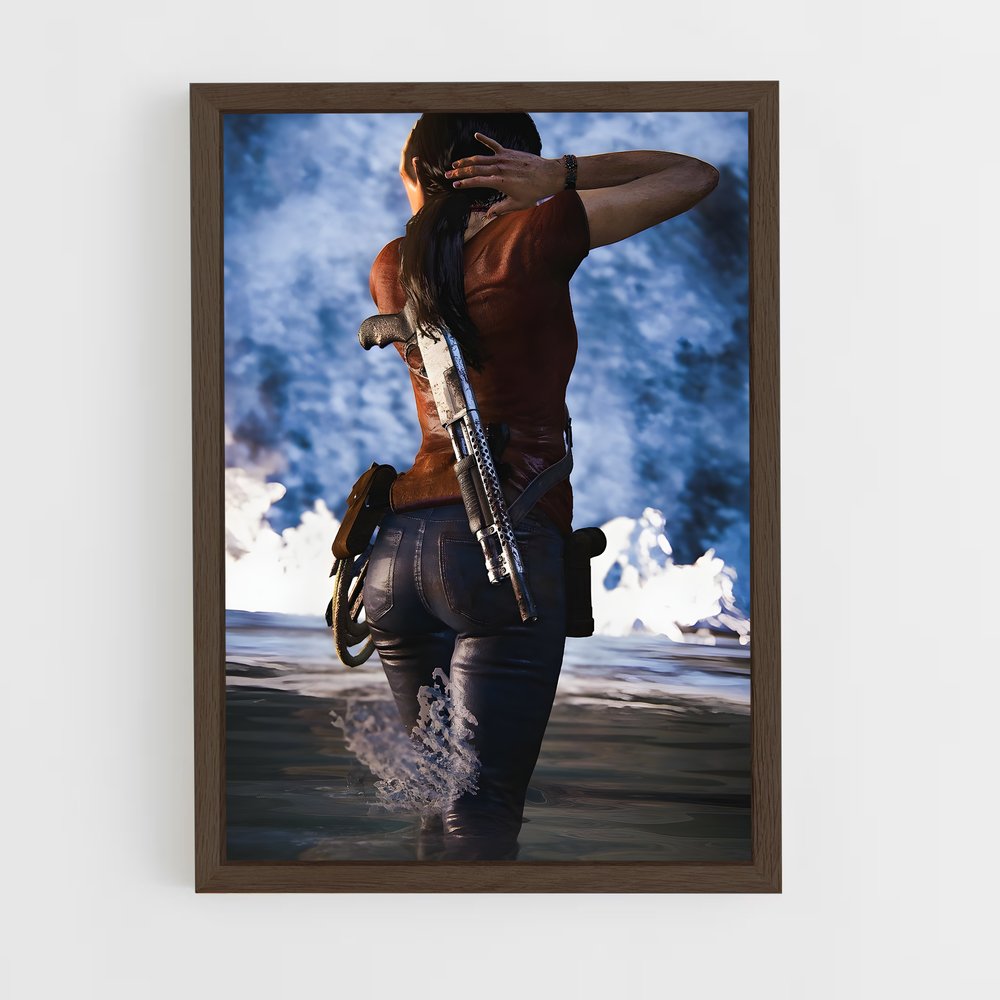 Poster Chloe, la Chasseresse – affiche Uncharted (vue 5)